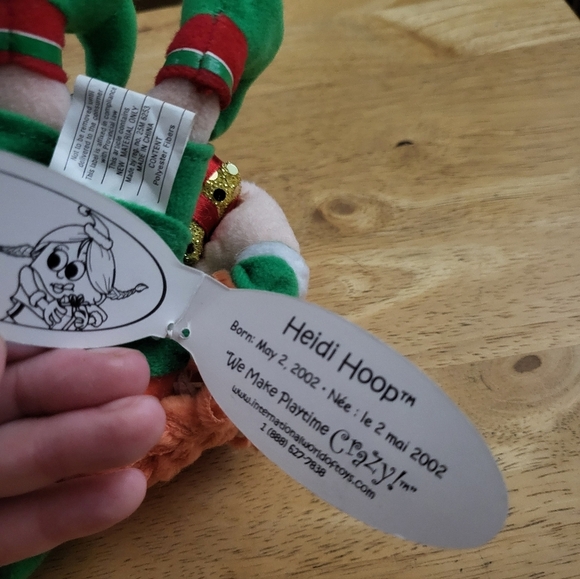 Vintage 2002 Rare Crazy Chums Heidi Hoop Elf With Bells - Picture 6 of 6